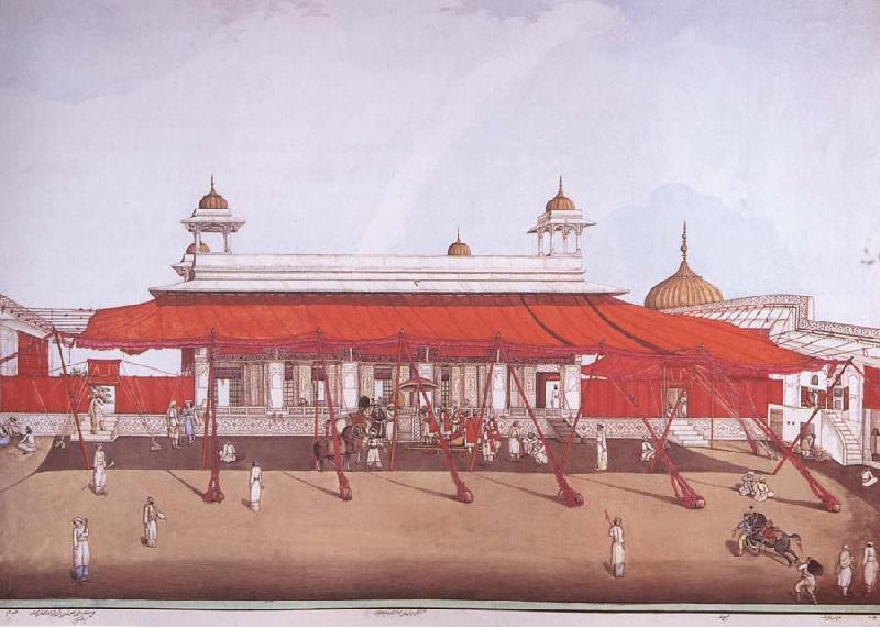 Ghulam Ali Khan of Delhi The Divan-i-Khas oil painting image
